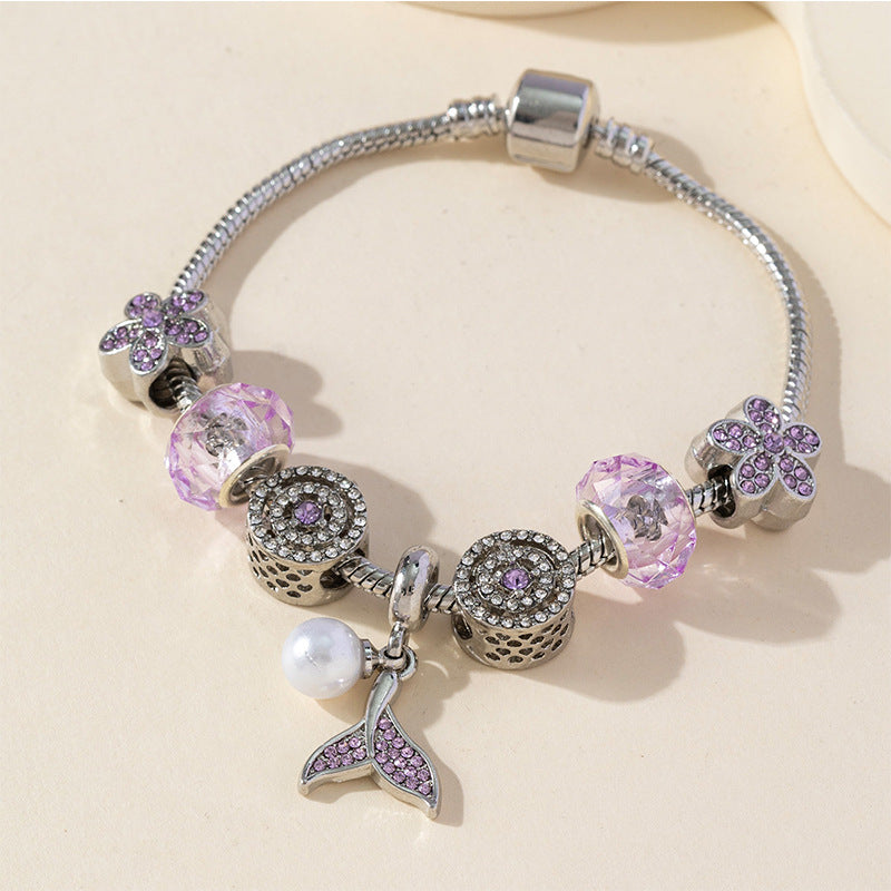 European and american beaded bracelet multi-element fashion jewelry bracelet
