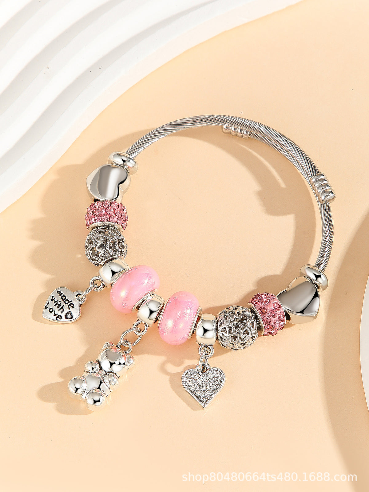 European and american beaded bracelet multi-element fashion jewelry bracelet