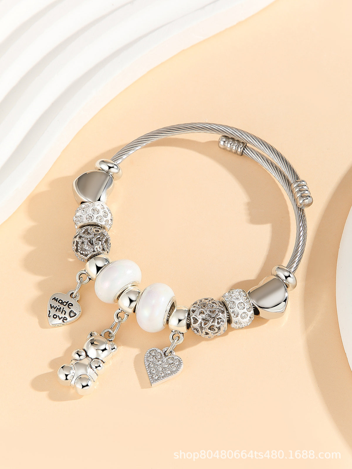 European and american beaded bracelet multi-element fashion jewelry bracelet