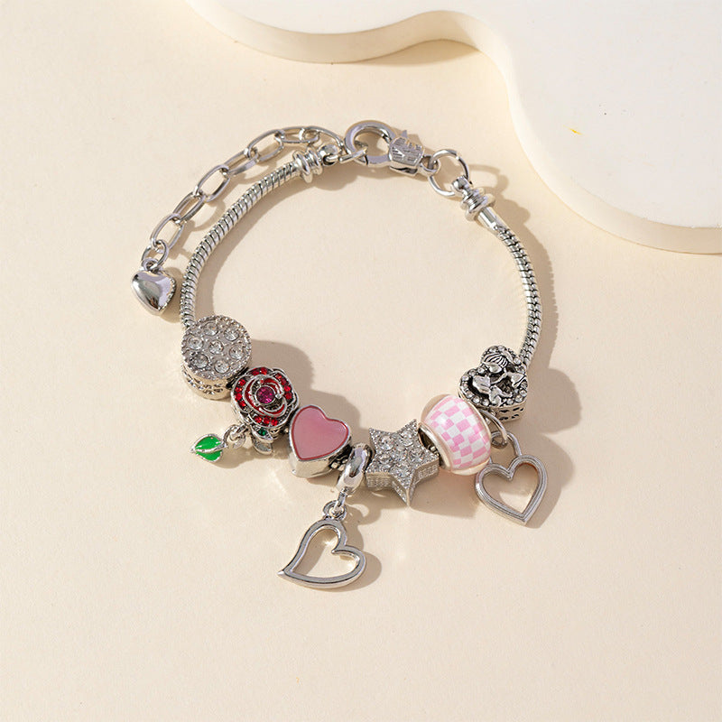 European and american beaded bracelet multi-element fashion jewelry bracelet