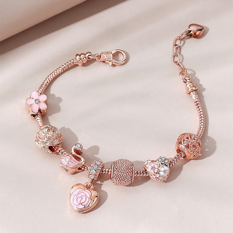 European and american beaded bracelet multi-element fashion jewelry bracelet