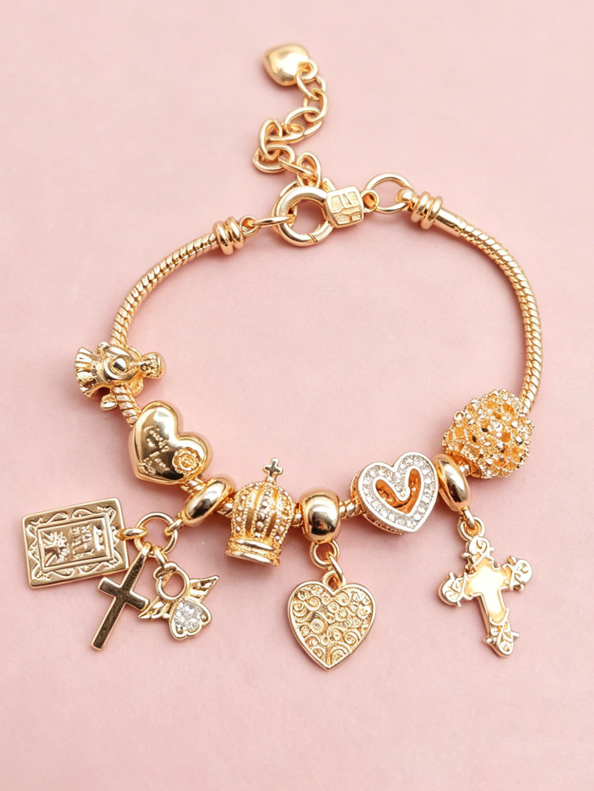 European and american beaded bracelet multi-element fashion jewelry bracelet