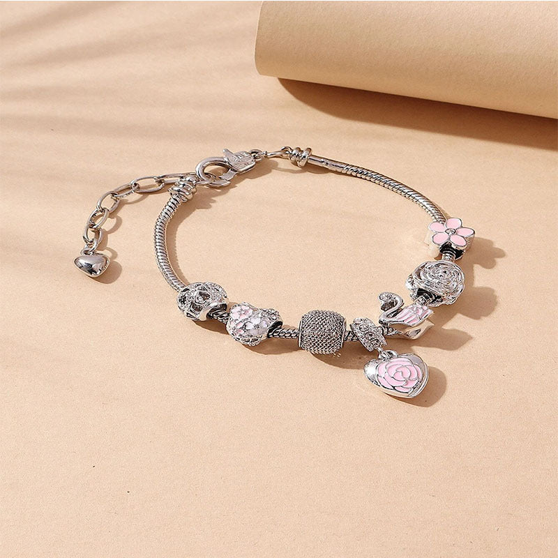 European and american beaded bracelet multi-element fashion jewelry bracelet