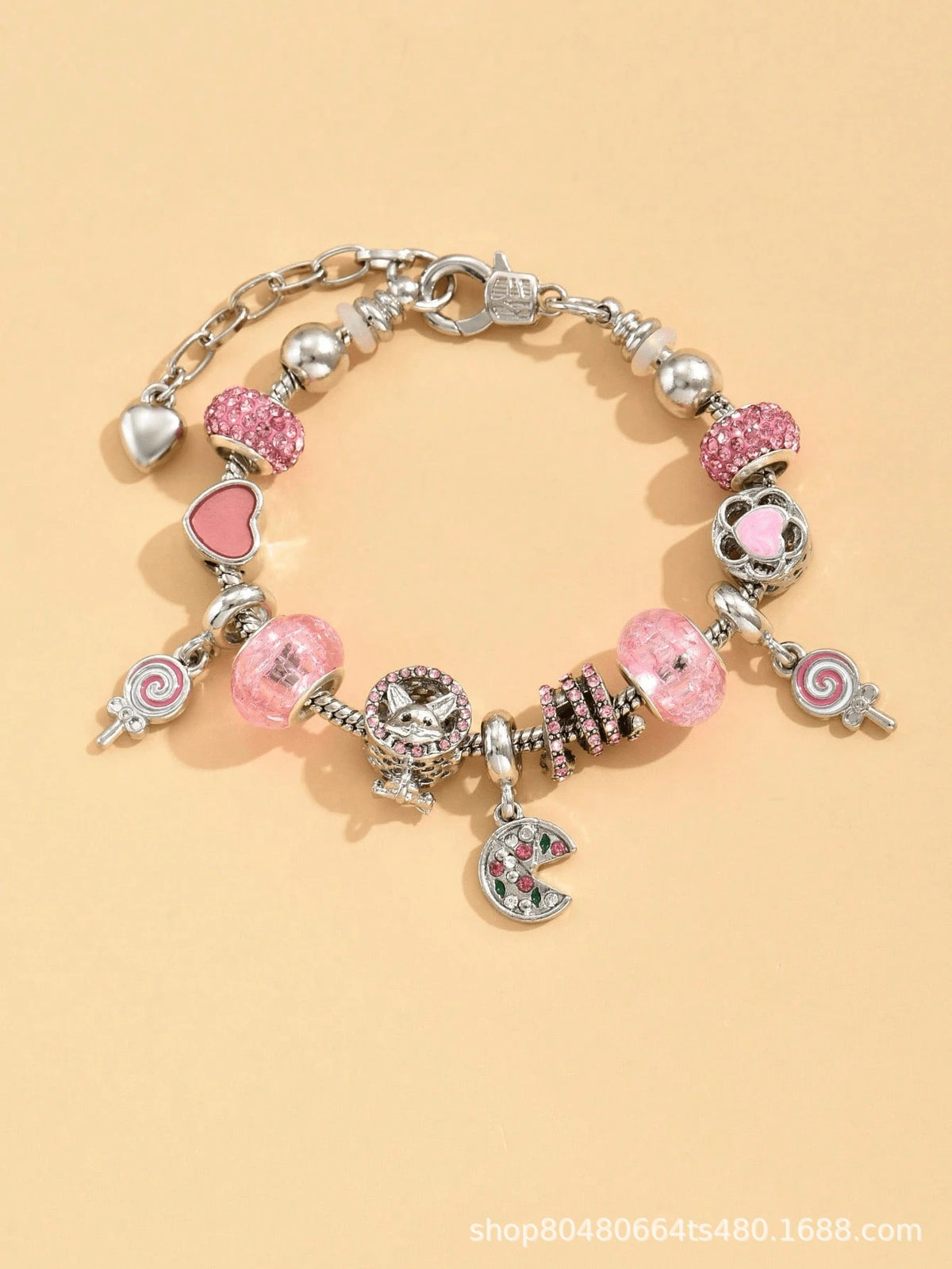 European and american beaded bracelet multi-element fashion jewelry bracelet