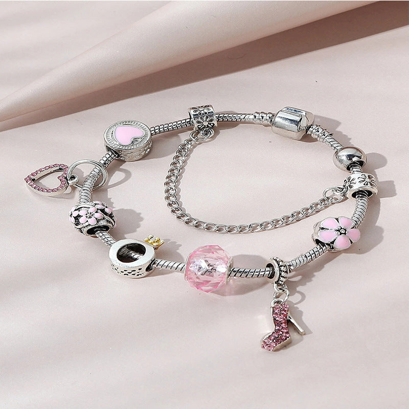European and american beaded bracelet multi-element fashion jewelry bracelet