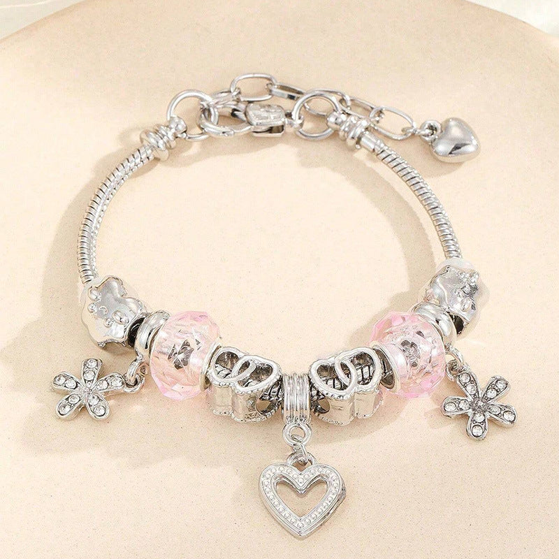 European and american beaded bracelet multi-element fashion jewelry bracelet