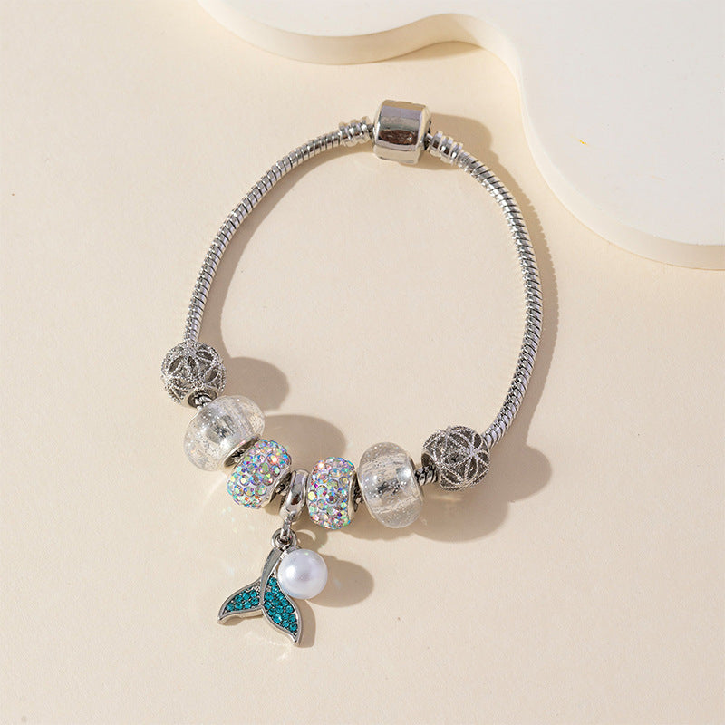 European and american beaded bracelet multi-element fashion jewelry bracelet