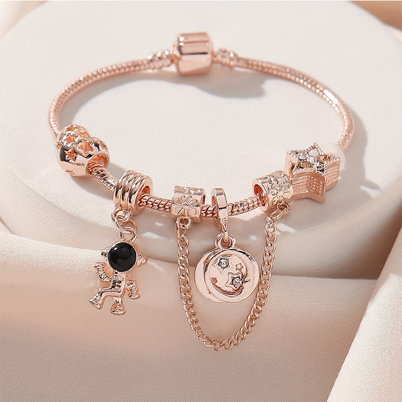 European and american beaded bracelet multi-element fashion jewelry bracelet