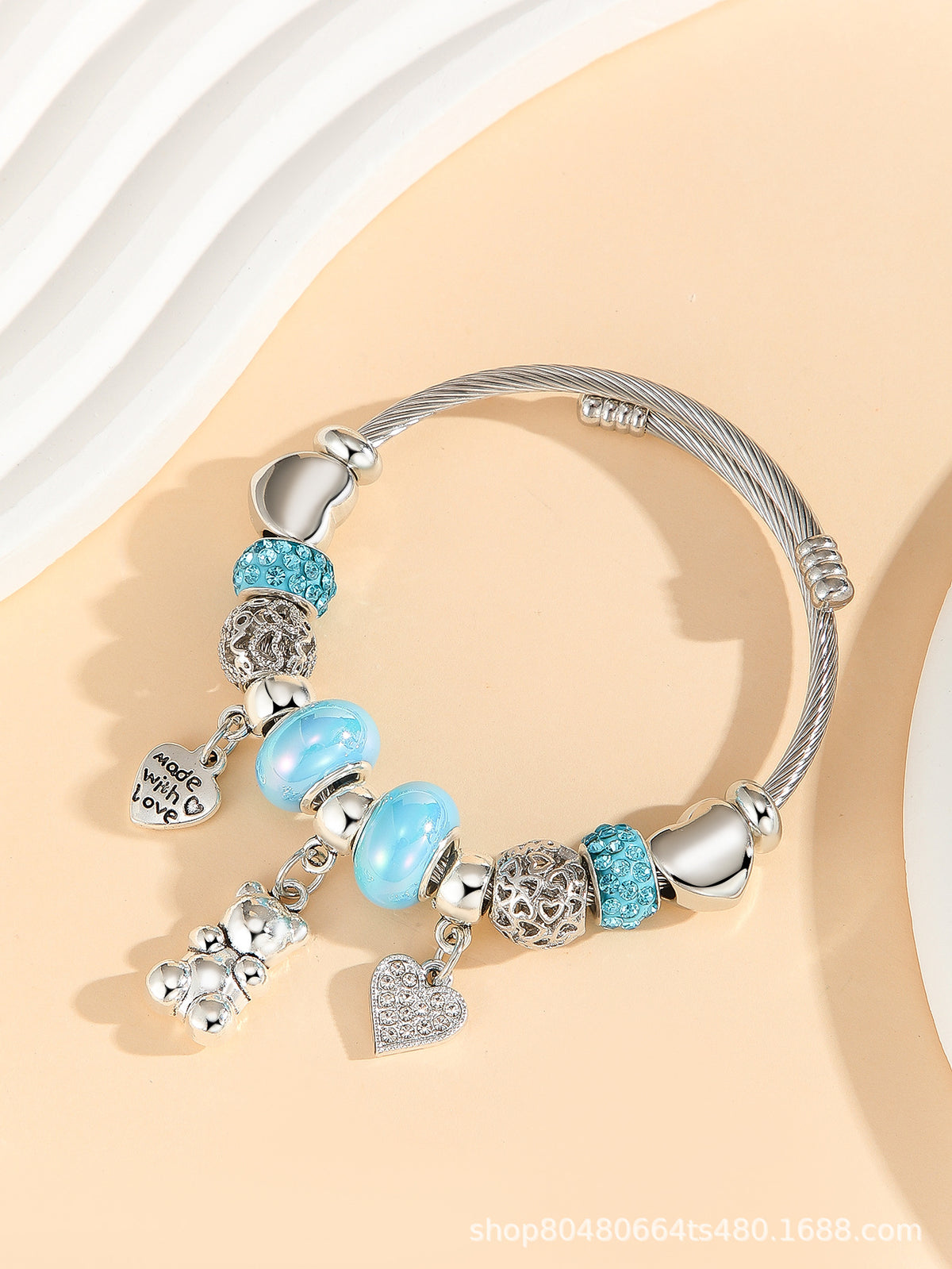 European and american beaded bracelet multi-element fashion jewelry bracelet